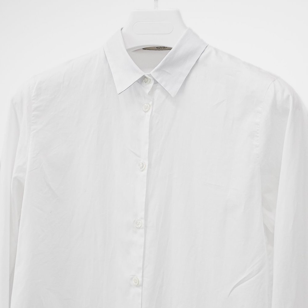 Etro Basic White Cotton Button Up - image 5